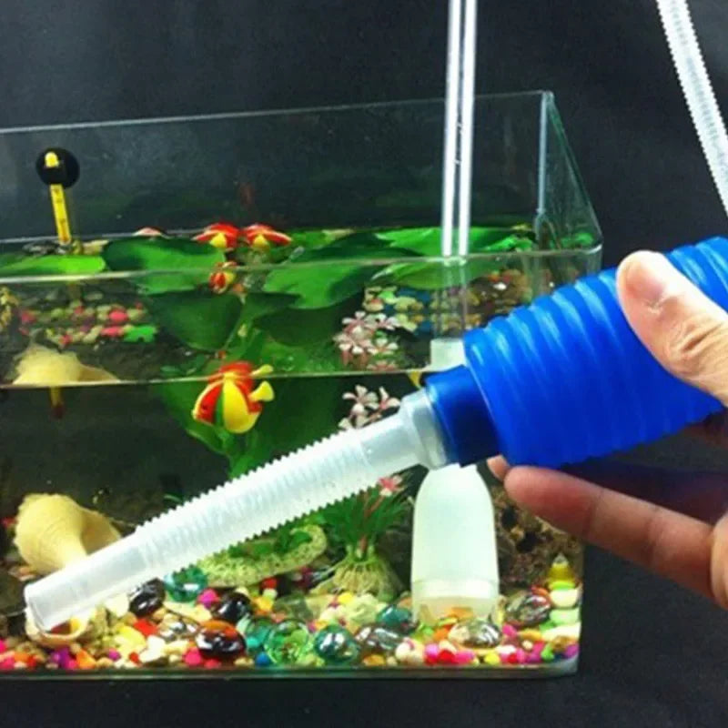 Aquarium Siphon Vacuum Cleaner Pump Semi Automatic Water Change System