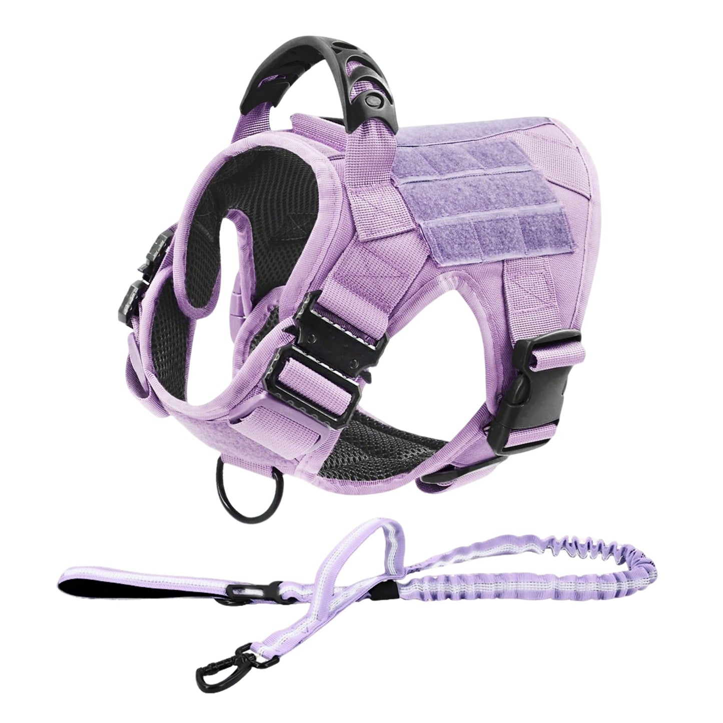 PETRAVEL Pink Camouflage Dog Harness For Large And Medium Dogs