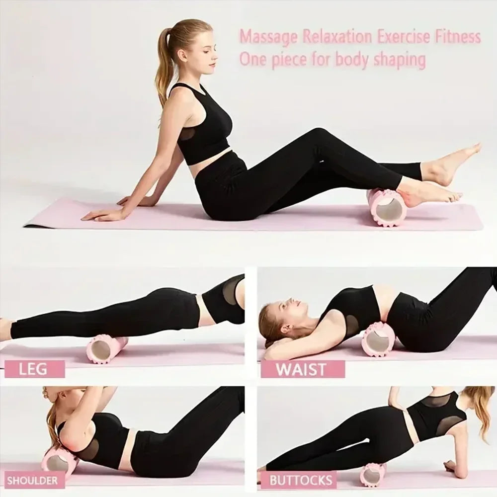 Foam Massage Roller Hollow Column For Muscle Physiotherapy And Rehabilitation