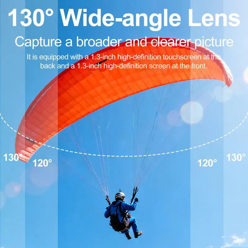 5K Thumb Action Camera With 4K 60FPS Stabilization