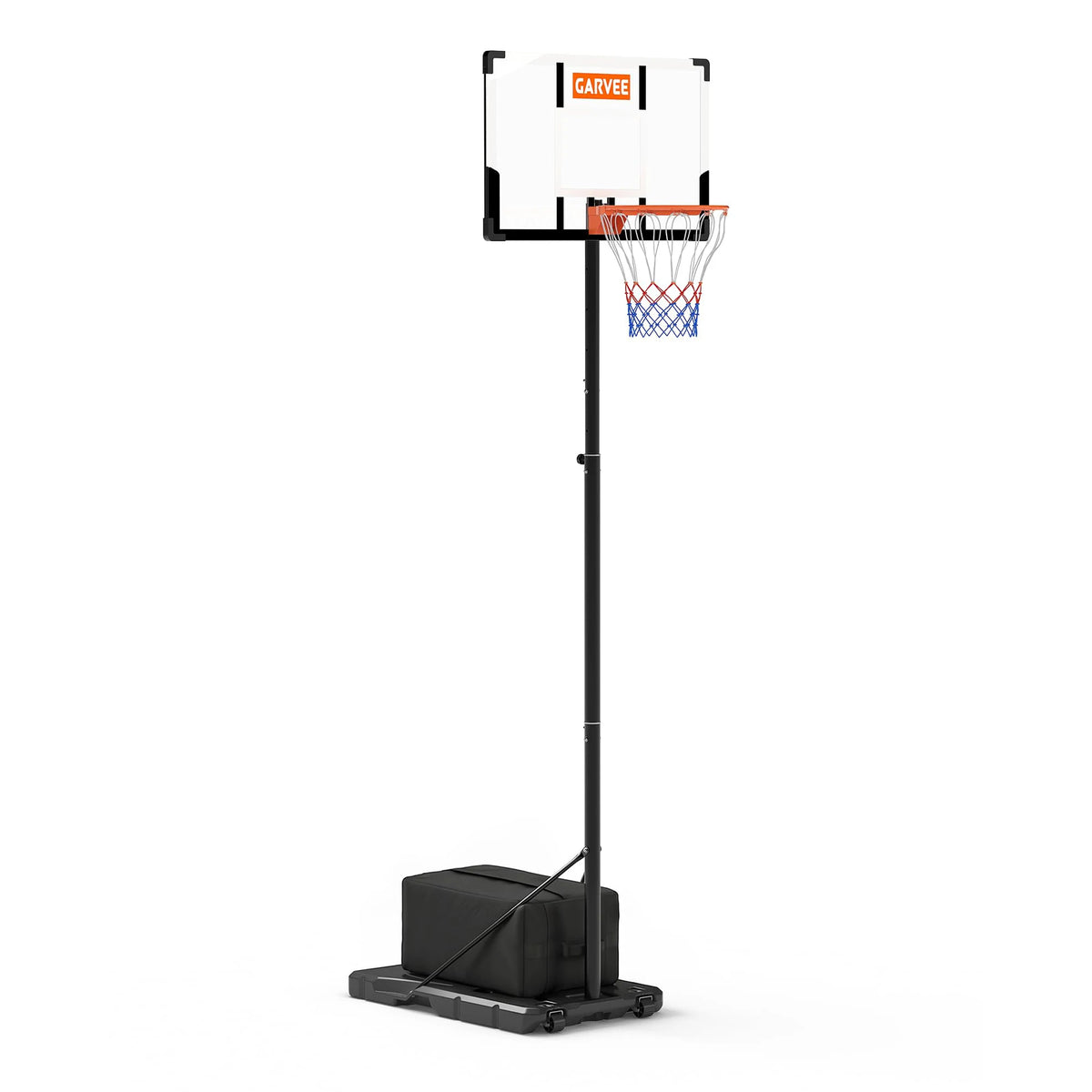 HiMISS Portable Adjustable Basketball Hoop With Wheeled Base