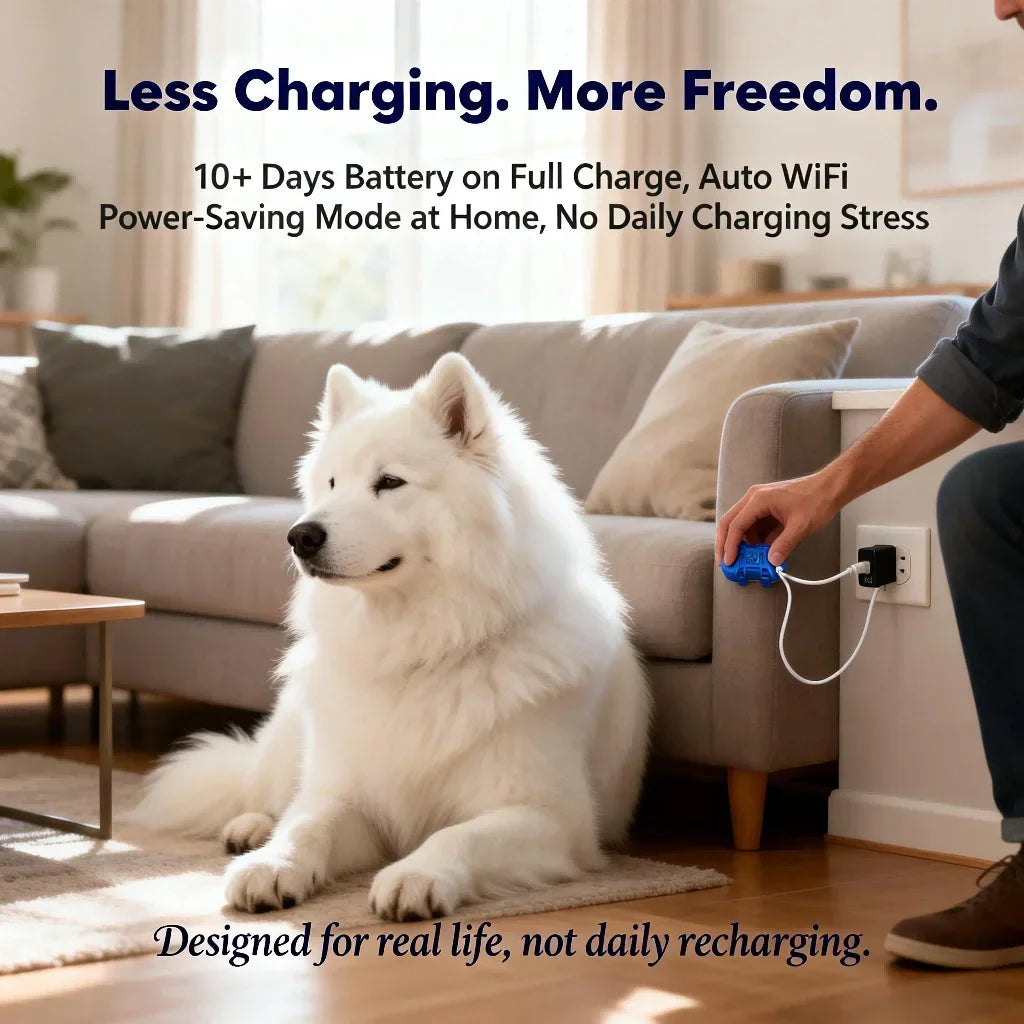 WANWAYTECH GPS Pet Tracker Unlimited Distance IoT WiFi Locator