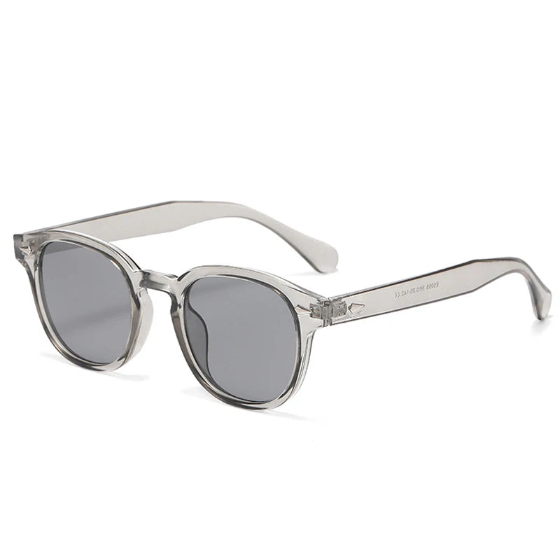 JNPCXI Retro Round Sunglasses UV400 Rivet Style