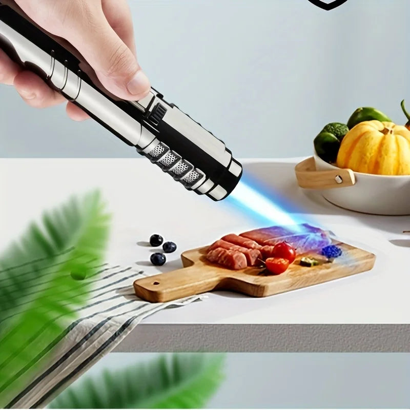 TopFlames 1800 Degree High Temp Butane Torch Lighter Windproof Tool