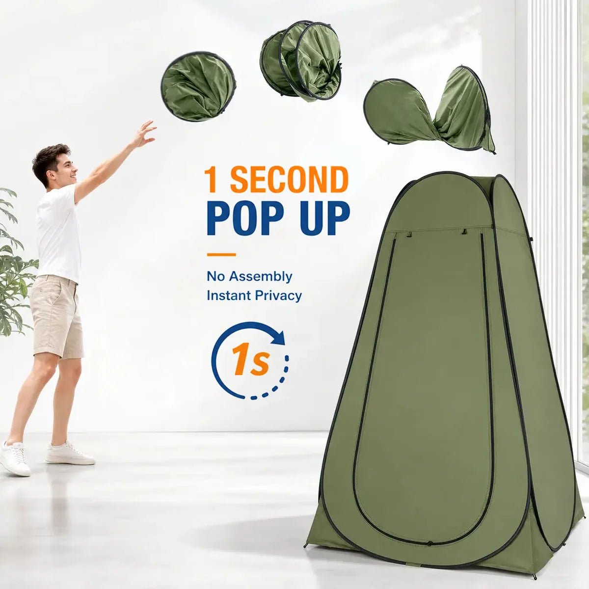 Portable Pop Up Privacy Changing Tent For Outdoor Camping