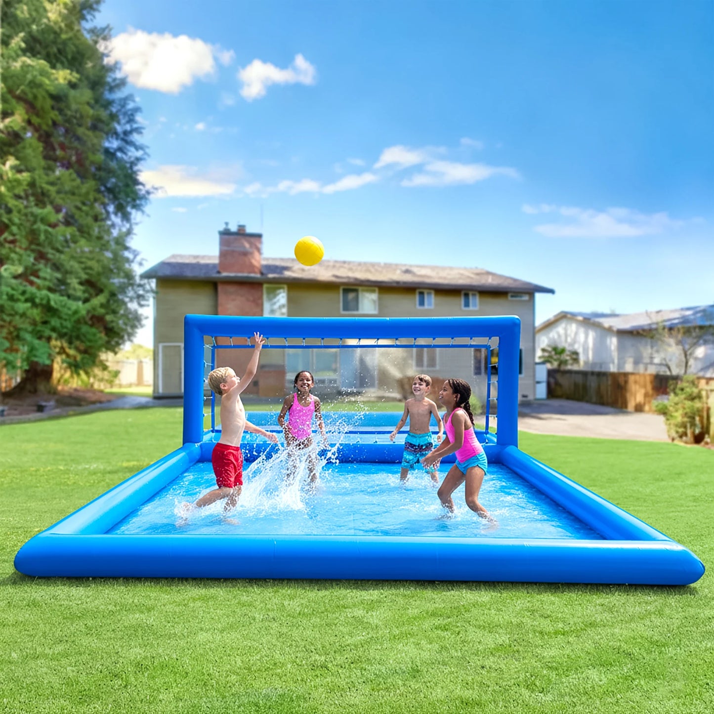 KING INFLATABLE Volleyball Court for Pool and Beach