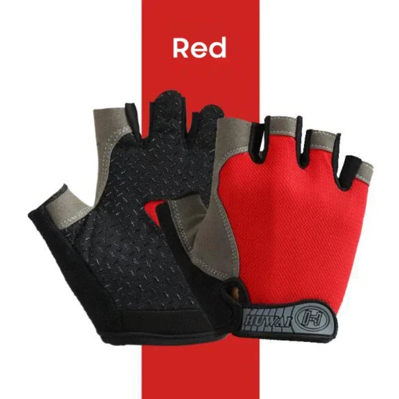 Breathable Anti Slip Half Finger Cycling Gloves For Men Women