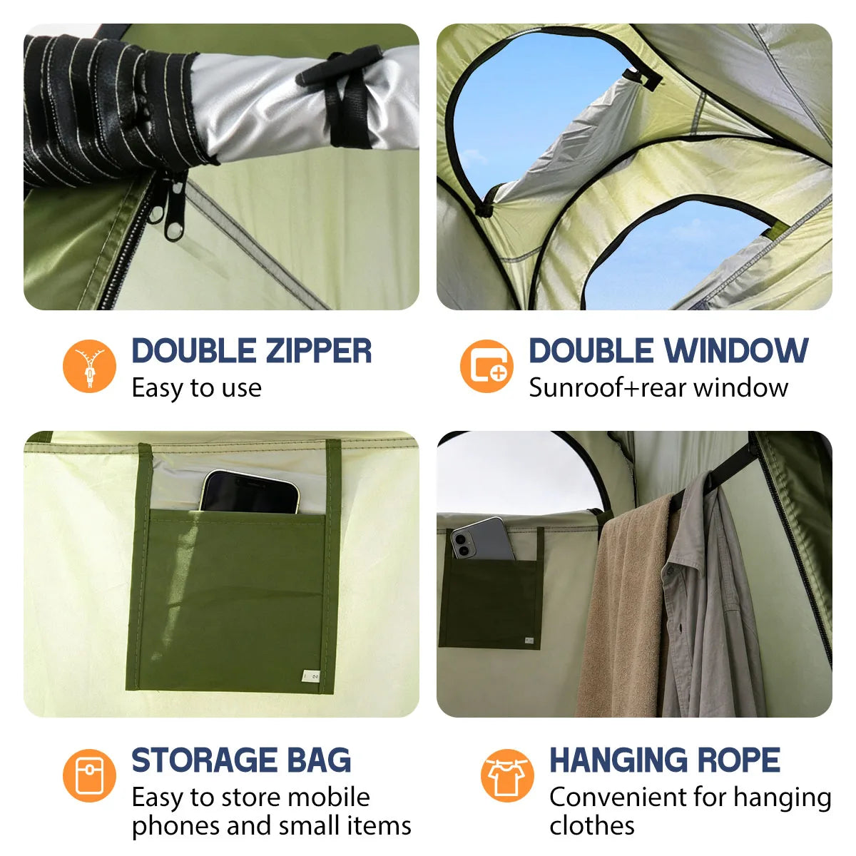 Portable Pop Up Privacy Changing Tent For Outdoor Camping