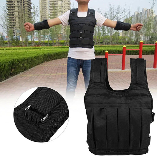Adjustable Weighted Vest For Exercise And Cardio Training