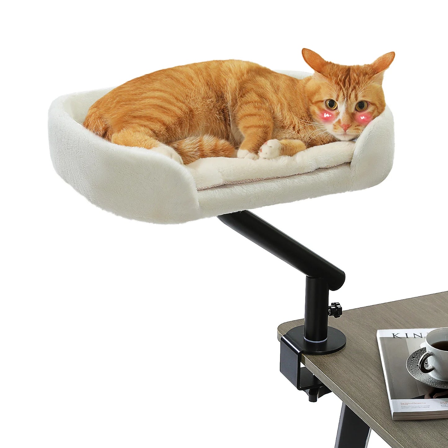 PAWZ Road Cat Desk Bed 360 Degree Rotating Stand For Indoor Cats