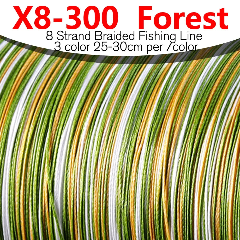 Bakawa 300M 8-Strand Braided Fishing Line Saltwater