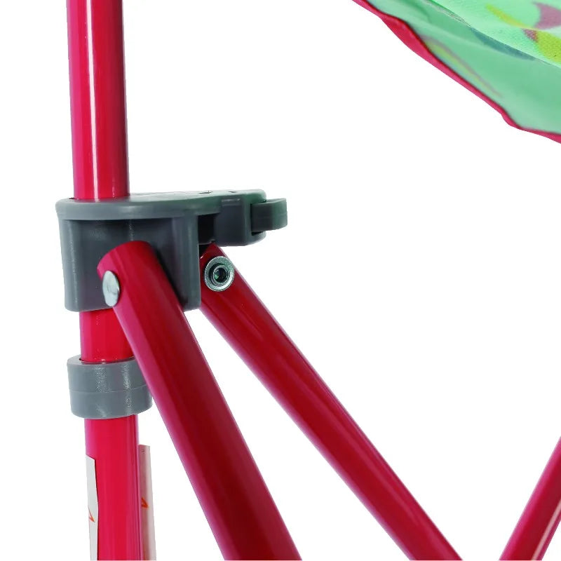 Kids Folding Camp Chair With Safety Lock Unicorn Print Capacity