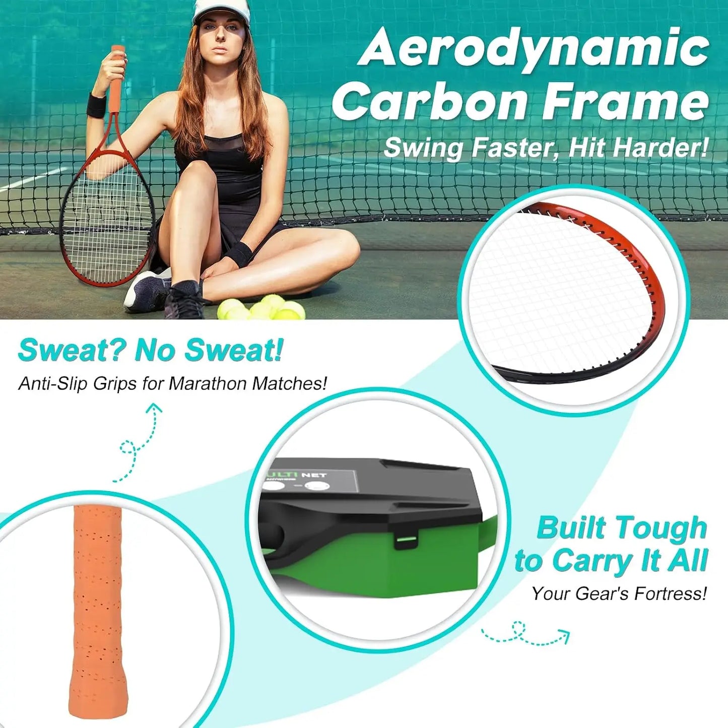 3 In 1 Outdoor Sports Set With Volleyball Badminton And Tennis Nets