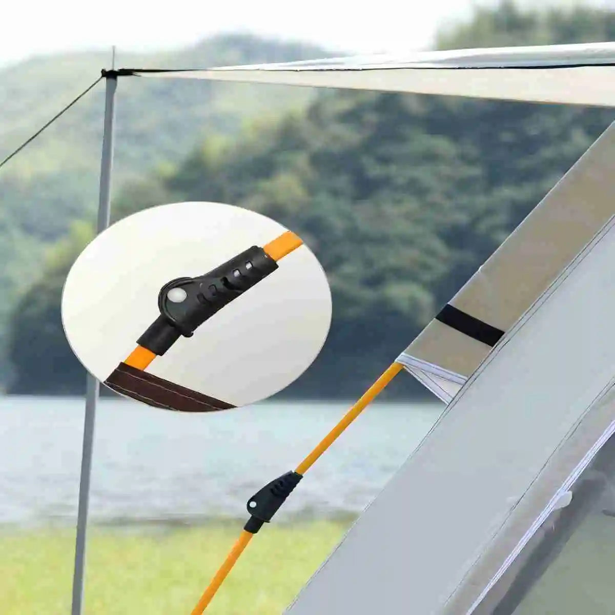 Pakicetus Outdoor Sunshade Camping Tent With Two Doors