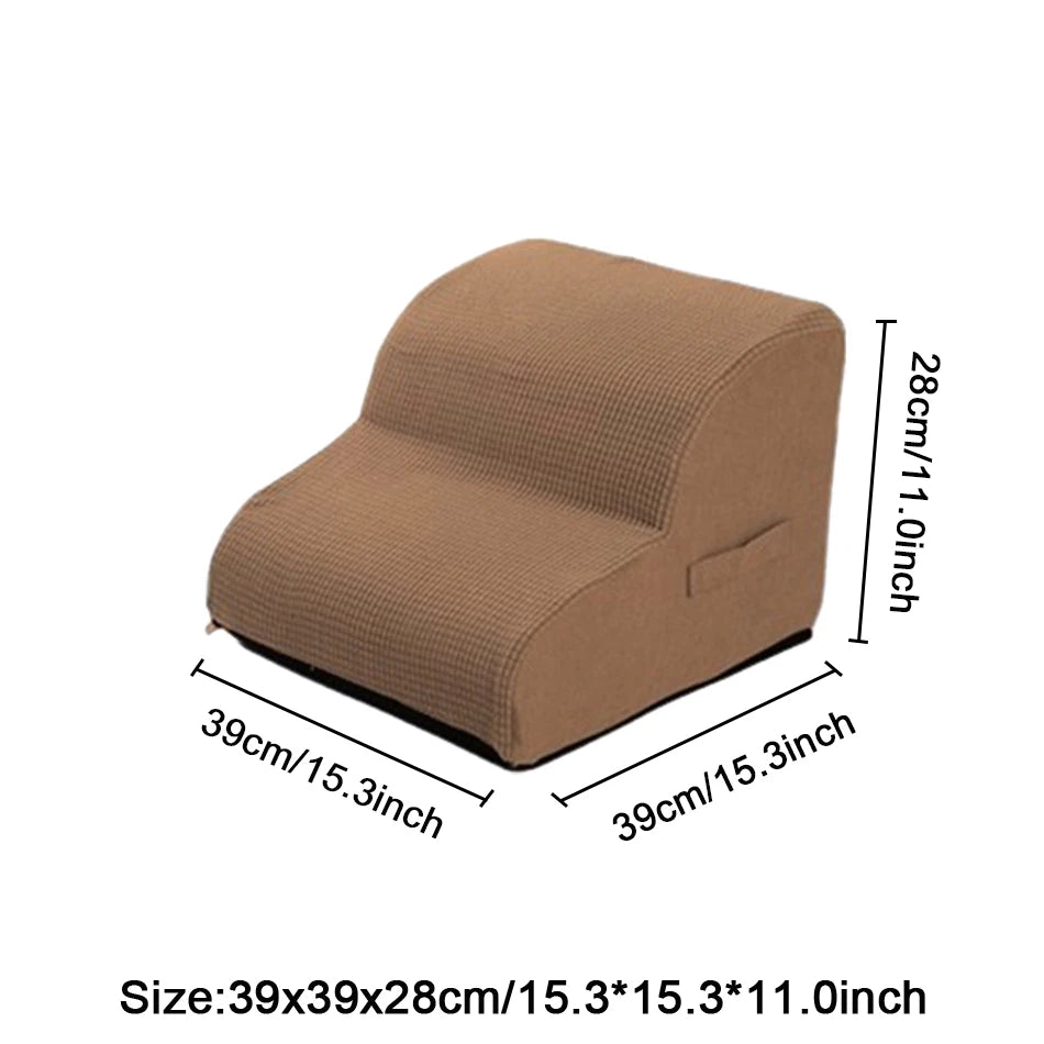 Three Step Pet Ramp for Cats and Dogs Comfort Everyday