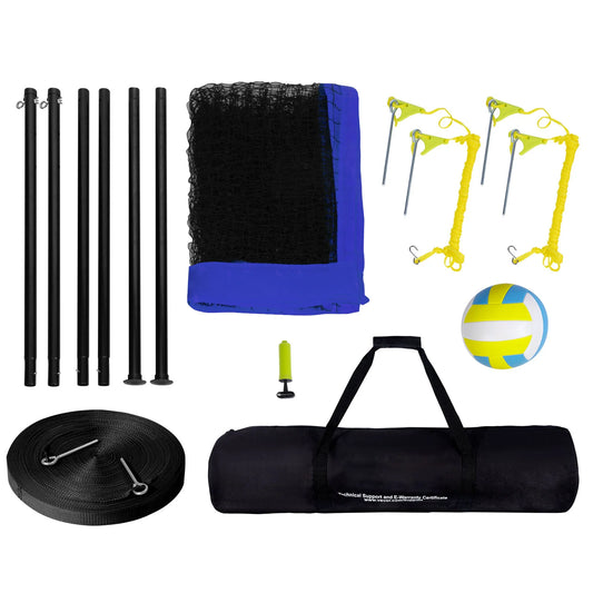 VEVOR Adjustable Height Outdoor Volleyball Net System With Accessories