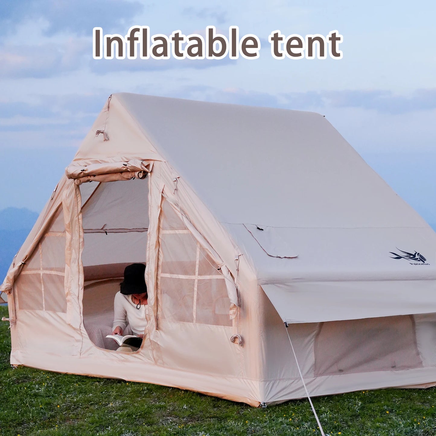 Pakicetus Inflatable Camping Tent Quick Setup For All Seasons