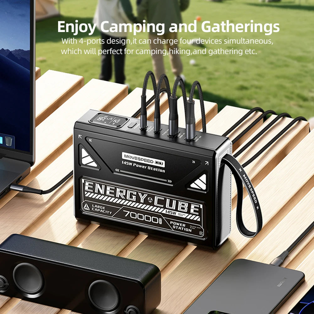 Led Camping Lantern 70000mAh Emergency Power Light For Outdoors