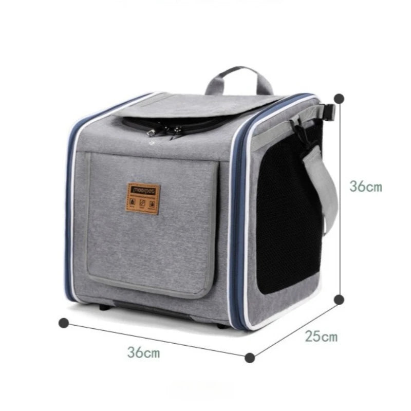 Portable Pet Carrier Backpack For Cats And Small Dogs