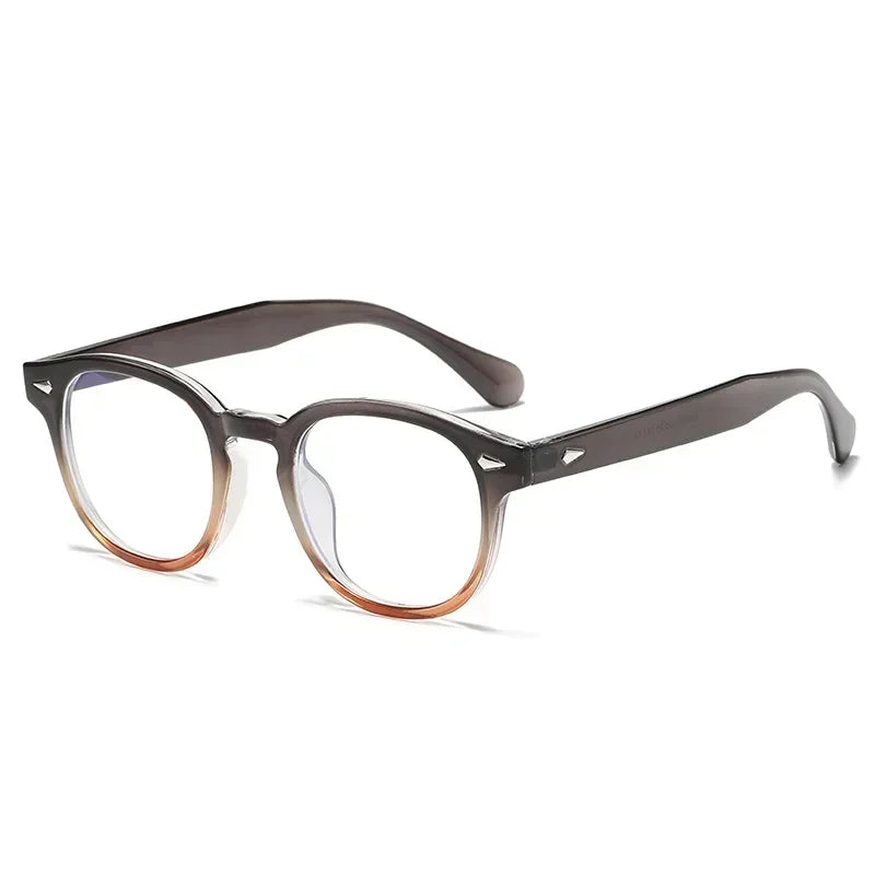 JNPCXI Retro Round Sunglasses UV400 Rivet Style