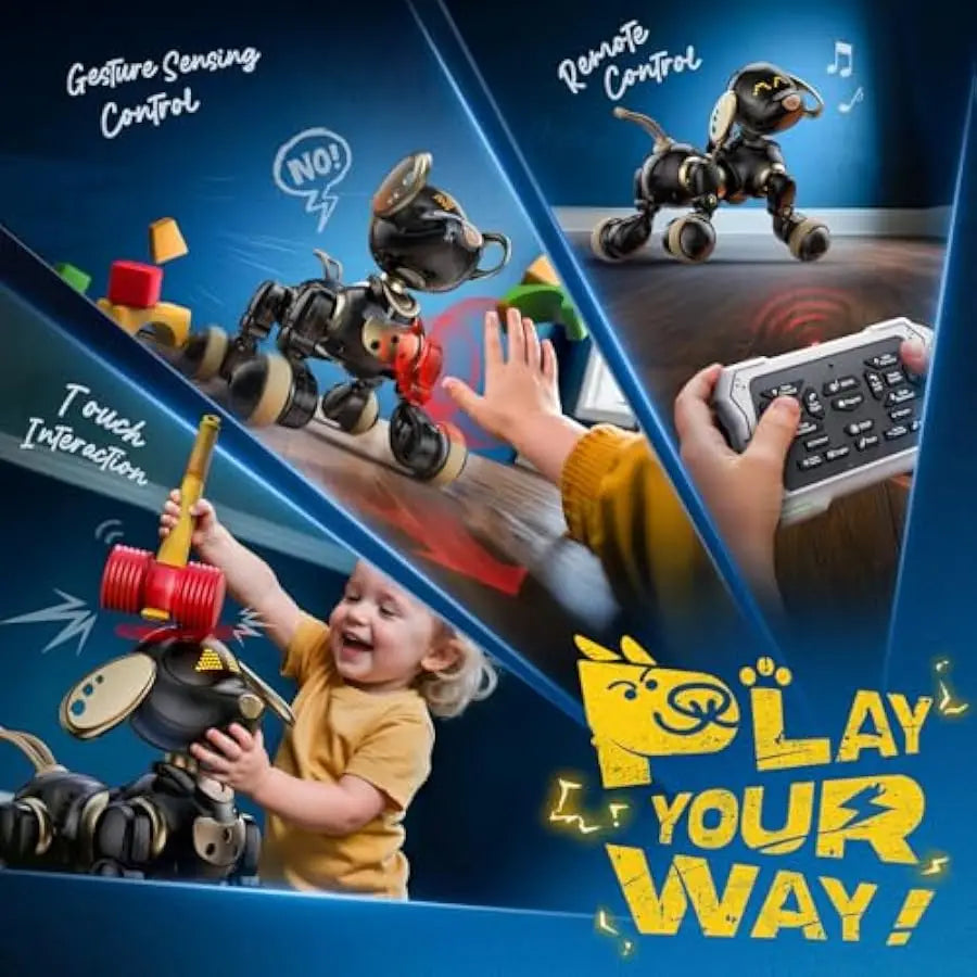 Robot Dog Toy With Remote And Gesture Control Programmable