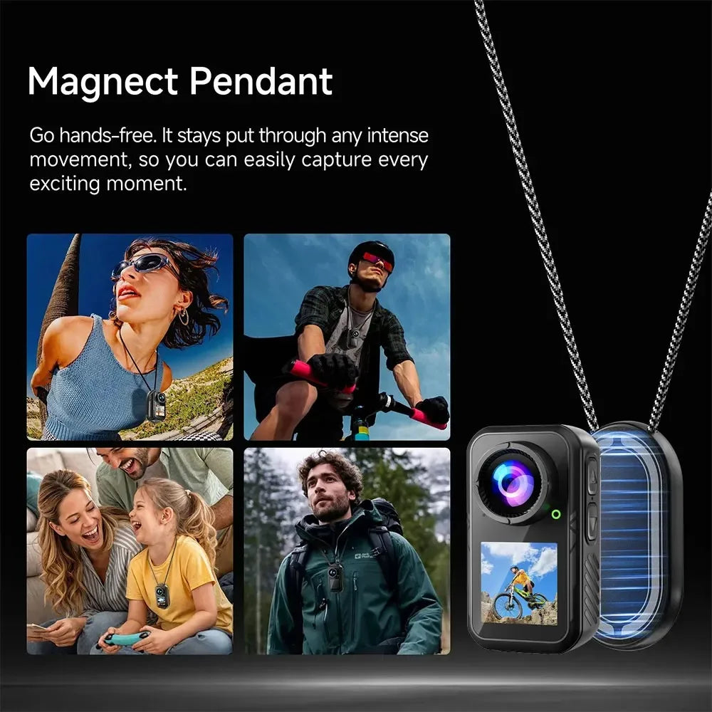 5K Thumb Action Camera With 4K 60FPS Stabilization