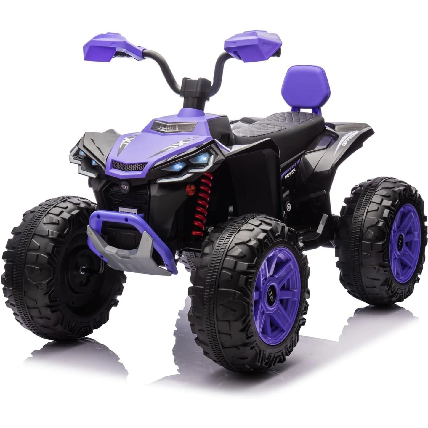 24V Kids Electric ATV 4 Wheeler Ride On With 550W Motors LED Lights