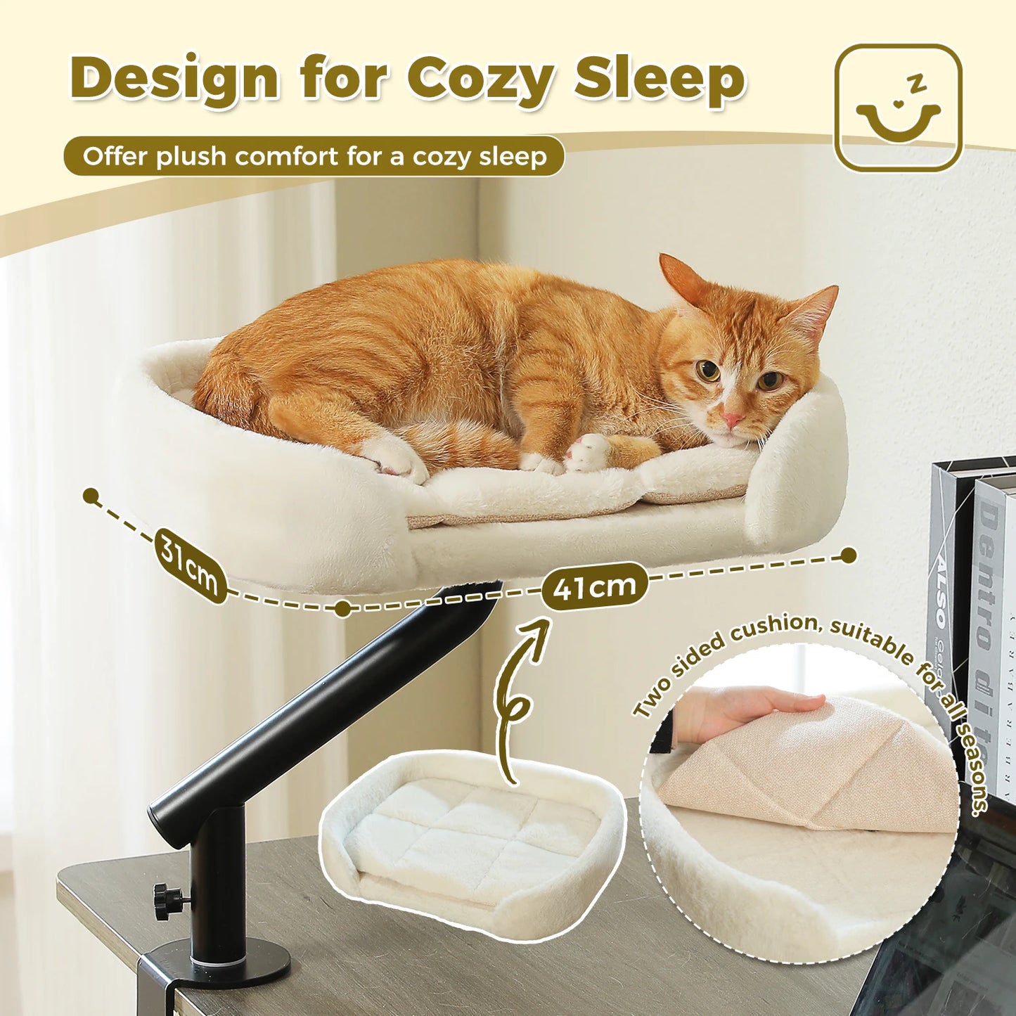 PAWZ Road Cat Desk Bed 360 Rotatable Indoor Cat Stand