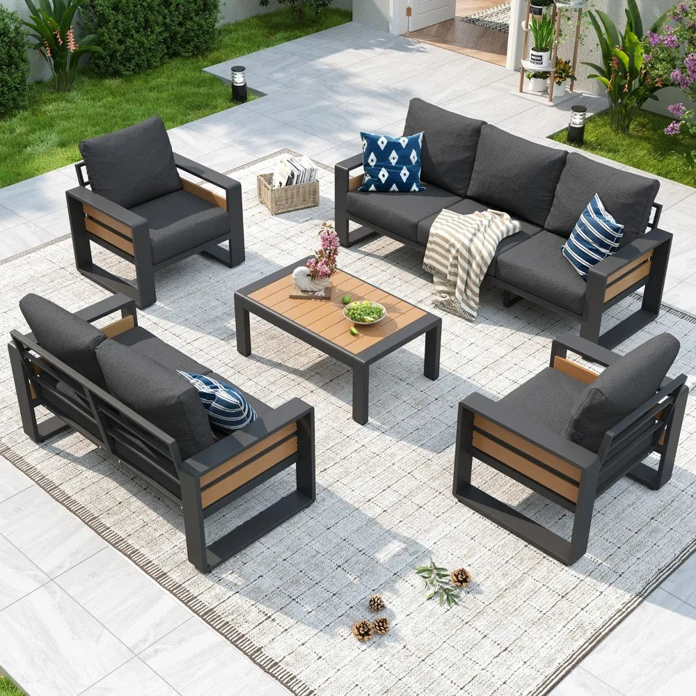 XIAOLANG Aluminum Outdoor Patio Furniture Set With Cushions