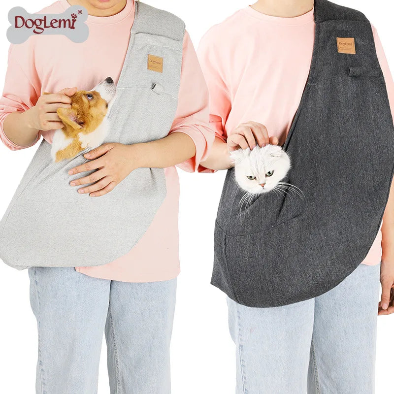 Pet Dog Cat Adjustable Carrier Bag Outdoor Travel Shoulder Sling