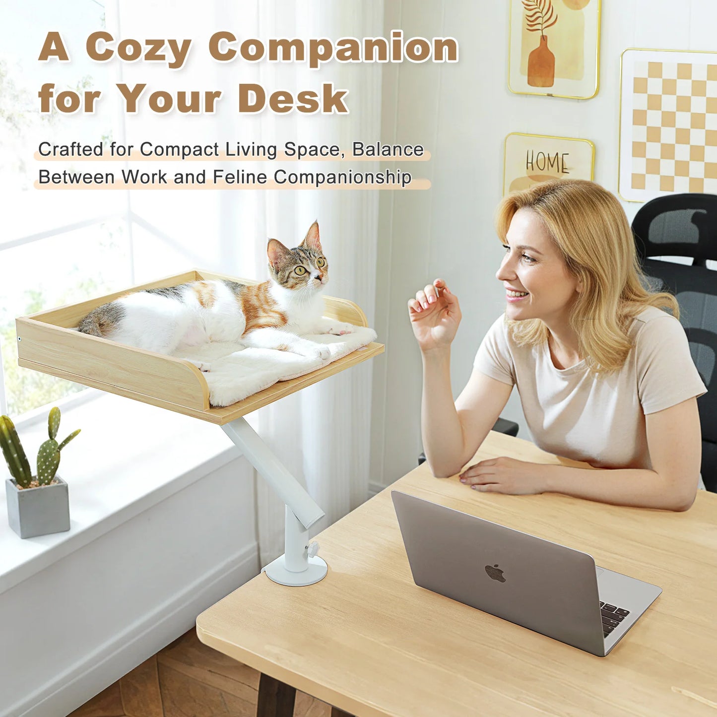 PAWZ Road Cat Desk Bed 360 Rotatable Indoor Cat Stand