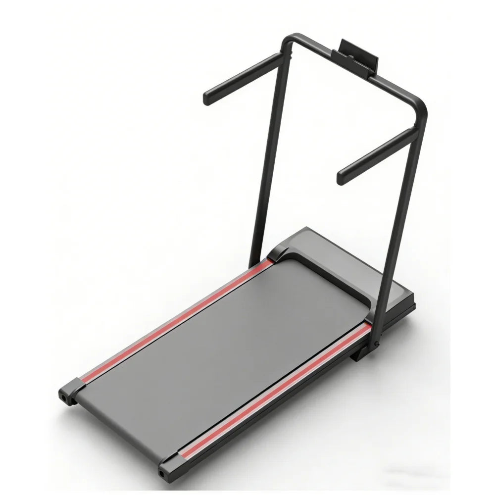 Driving Walking Pad With Bracket Silent Treadmill For Home Fitness