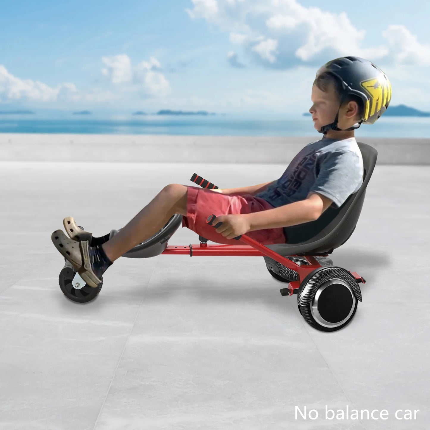 Adjustable Hoverboard Double Seat Attachment For Scooters