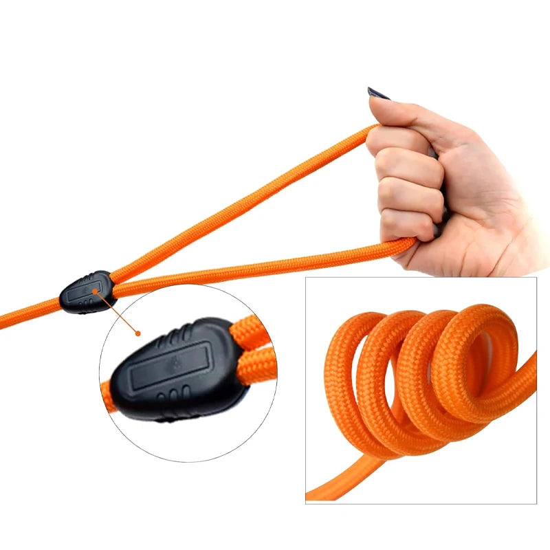 Durable Nylon Rope Dog Leash For Training and Recall For Medium and Large Dogs