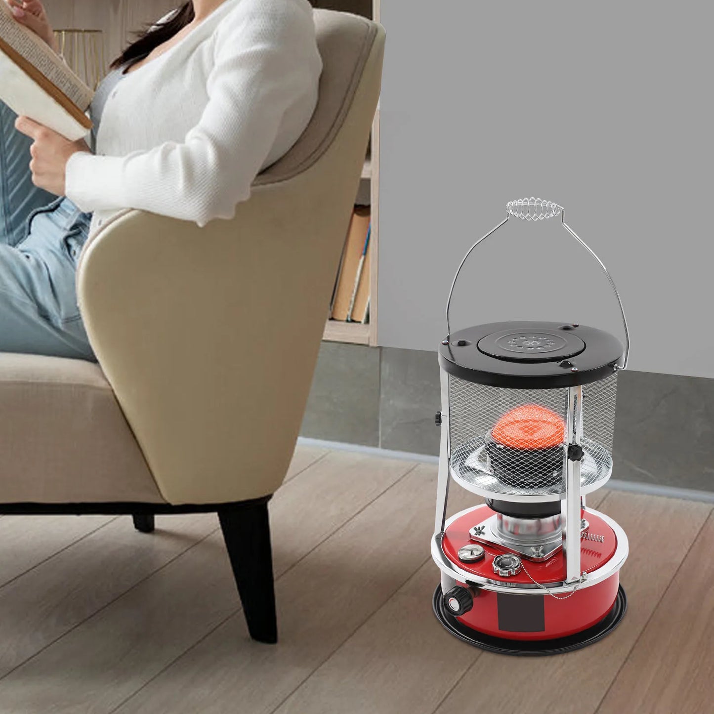 Kerosene Space Heater 8000 BTU Portable Adjustable
