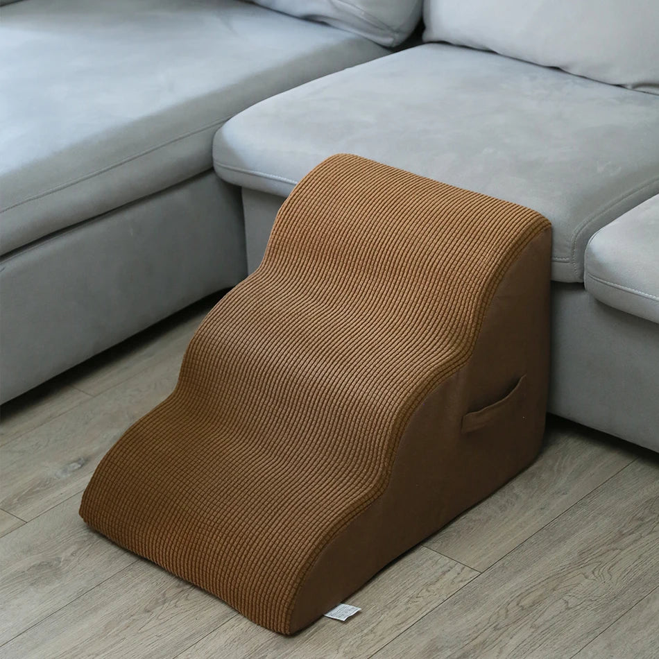 Three Step Pet Ramp for Cats and Dogs Comfort Everyday
