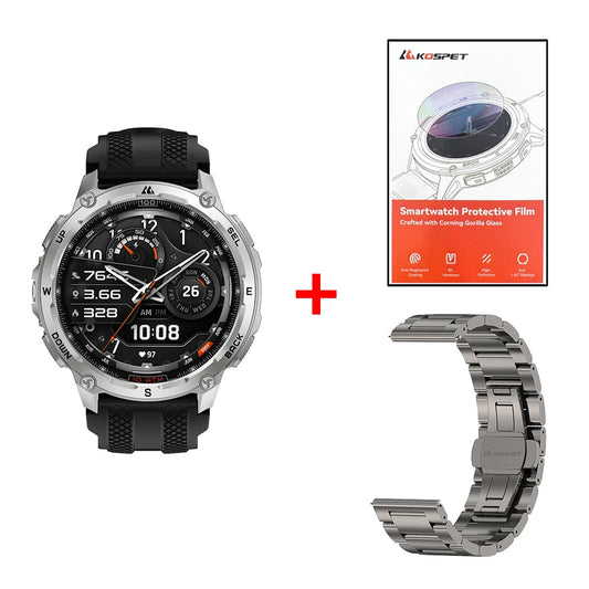 KOSPET Tank T4 Smartwatch GPS Offline Maps 10ATM Waterproof