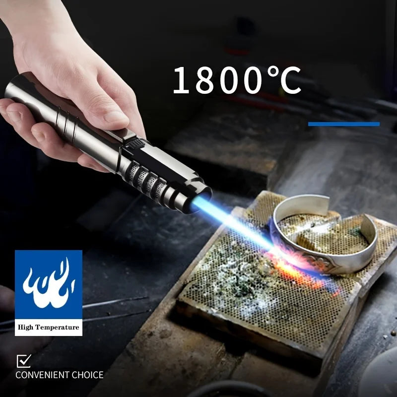 TopFlames 1800 Degree High Temp Butane Torch Lighter Windproof Tool
