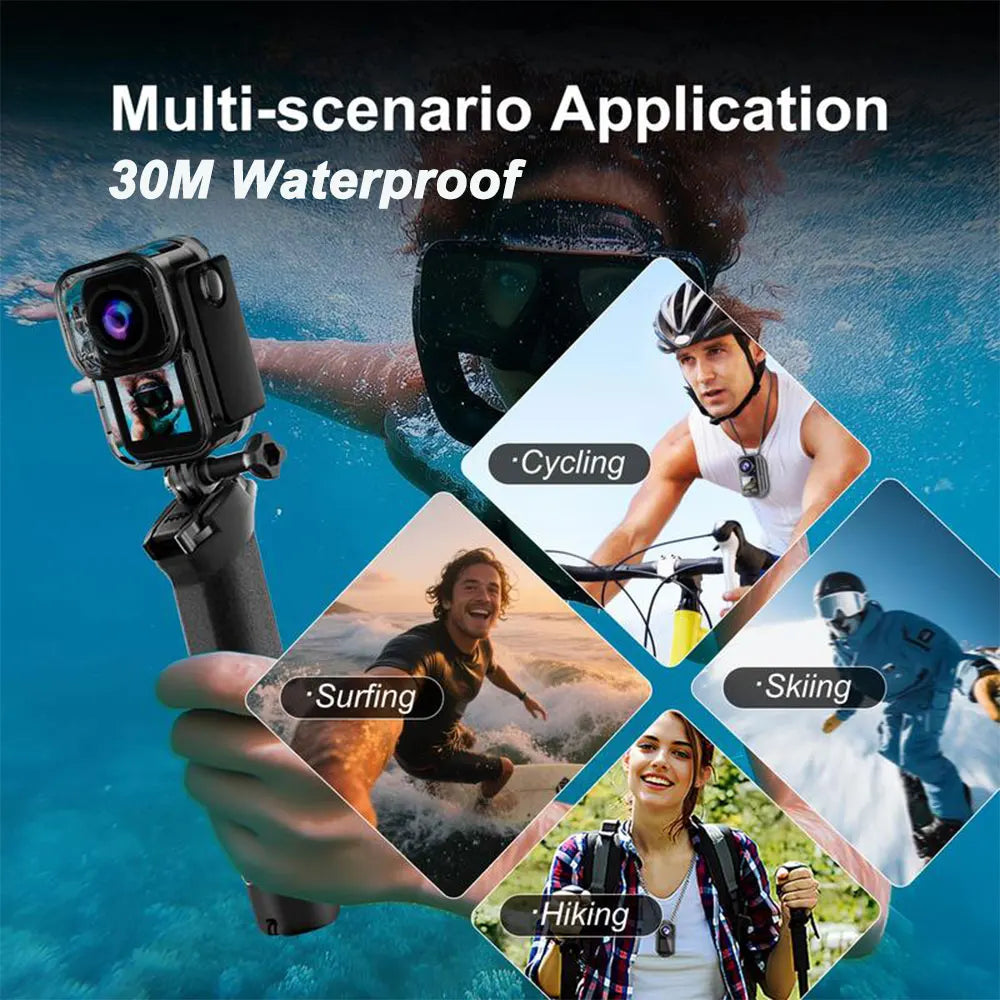 5K Thumb Action Camera With 4K 60FPS Stabilization