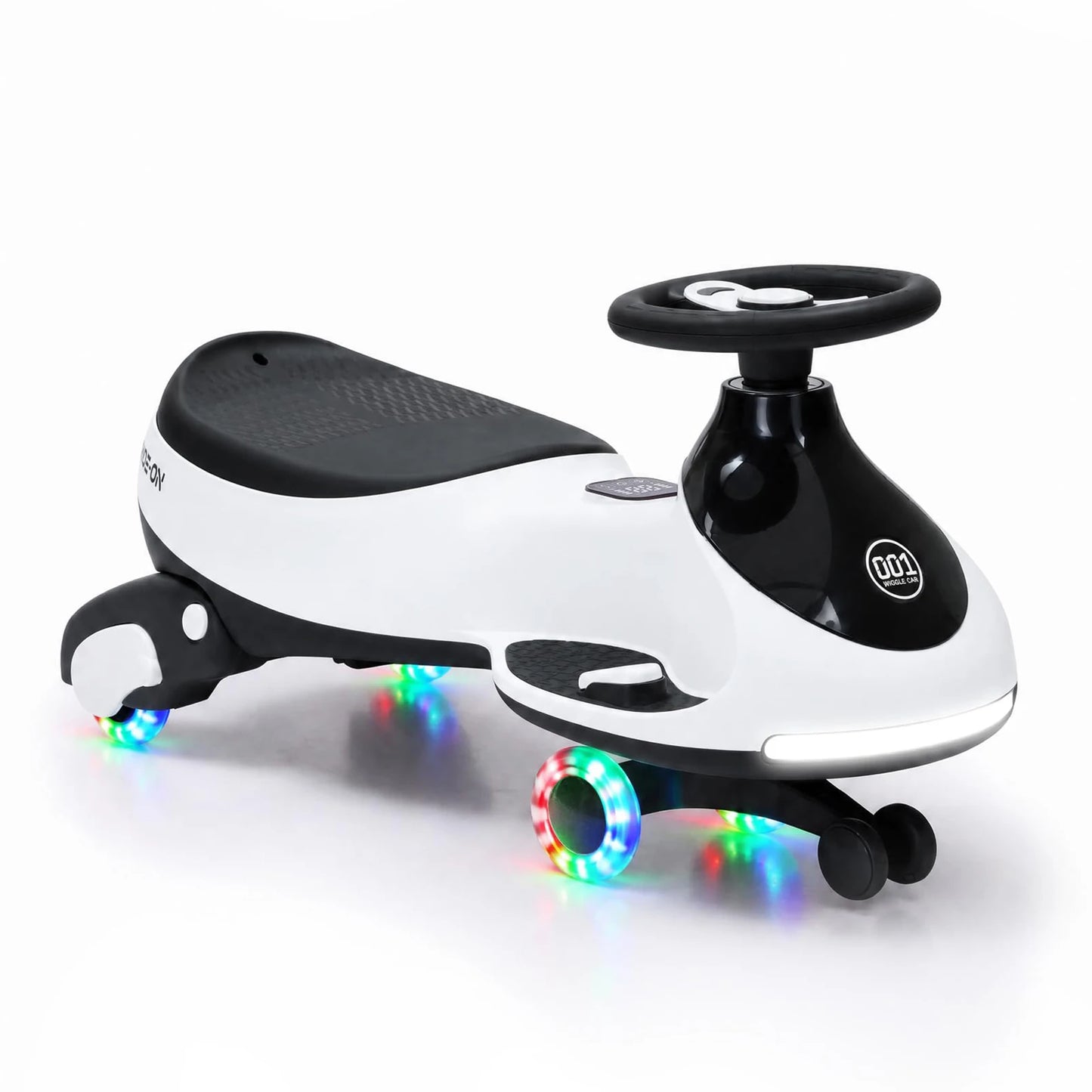 HiMISS 12V Electric Wiggle Car For Kids 2 In 1 Ride On Swing Car