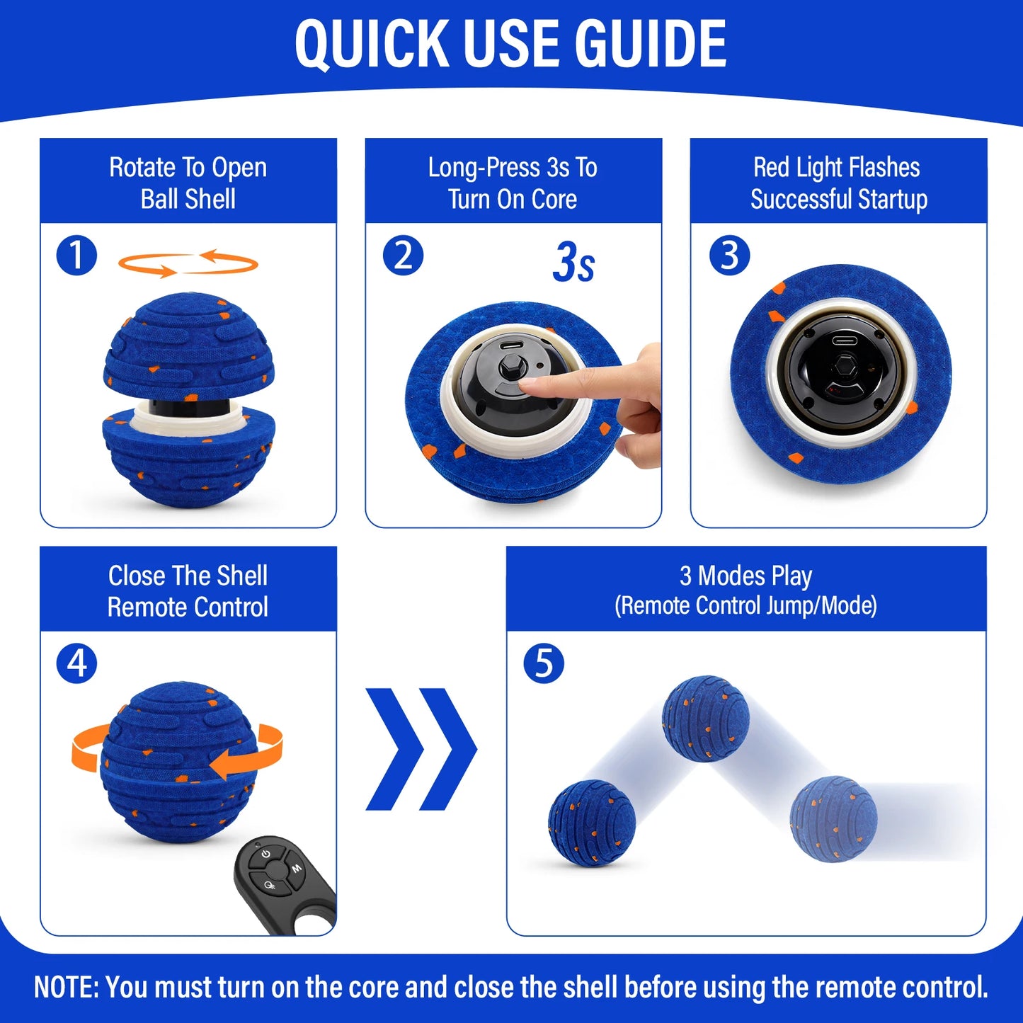 Indestructible Smart Interactive Dog Toy Ball For Aggressive Chewers