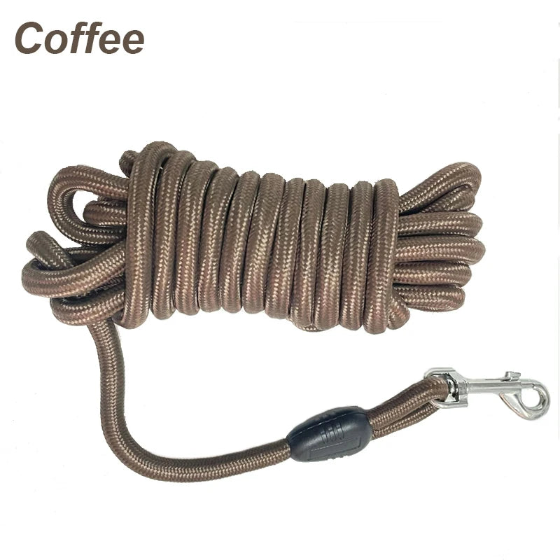 Durable Nylon Rope Dog Leash For Training and Recall For Medium and Large Dogs