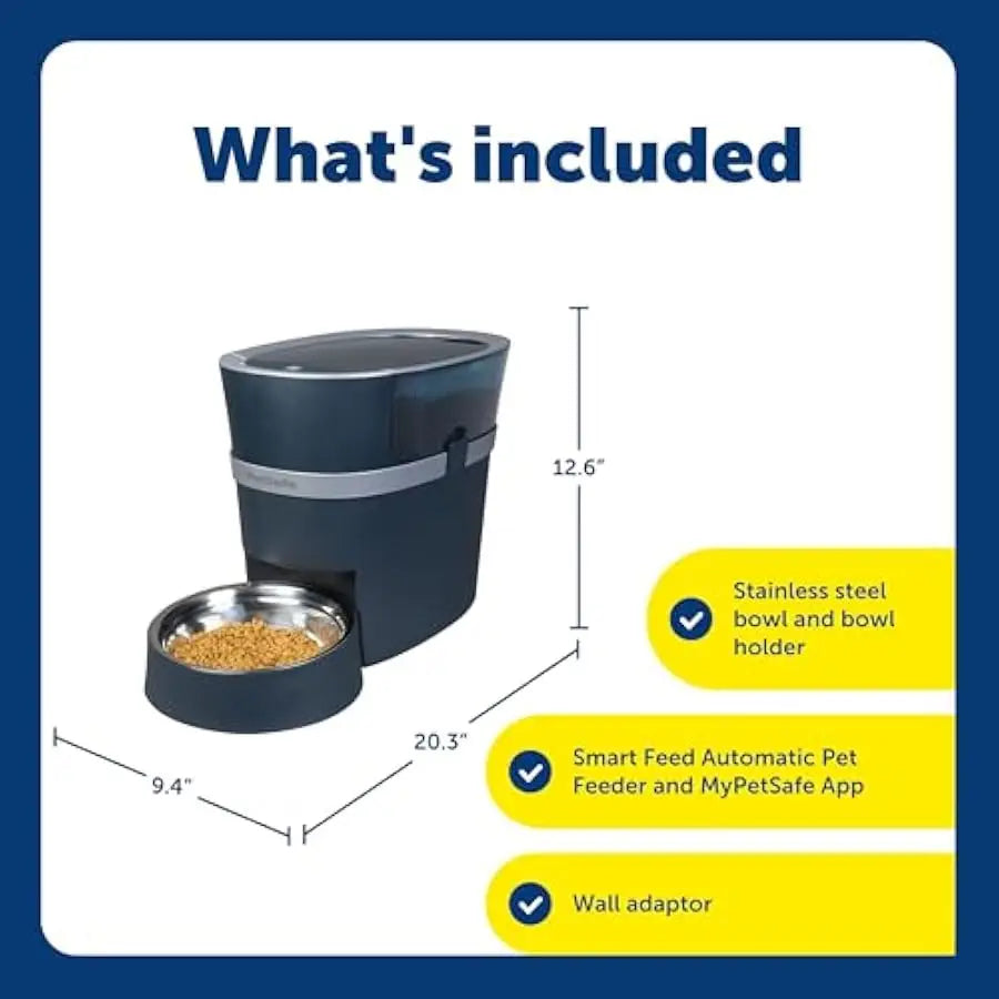 PetSafe Smart Feed Electronic Pet Feeder With Programmable Mealtimes