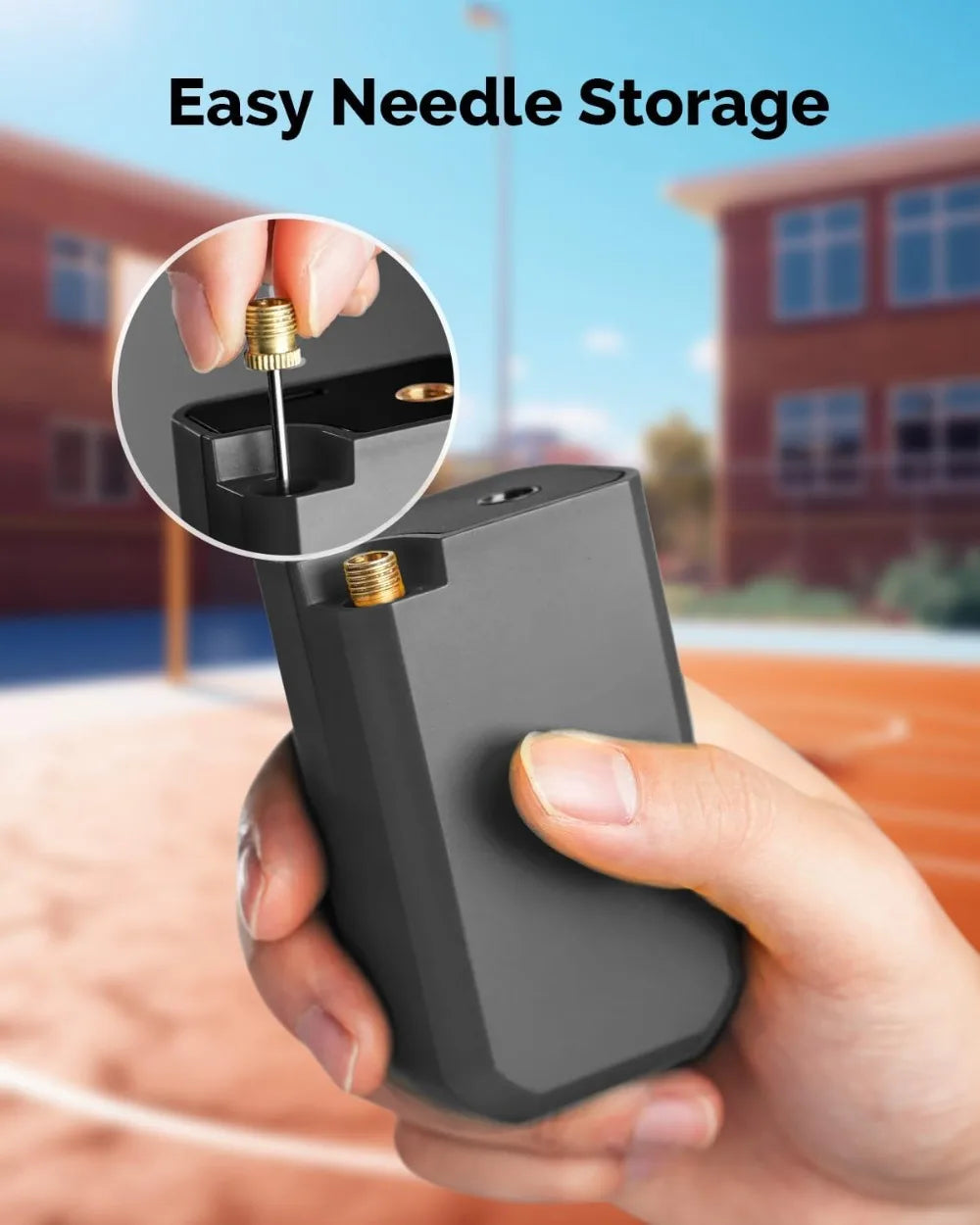 Portable Electric Ball Pump With Digital Display Auto Shut Off