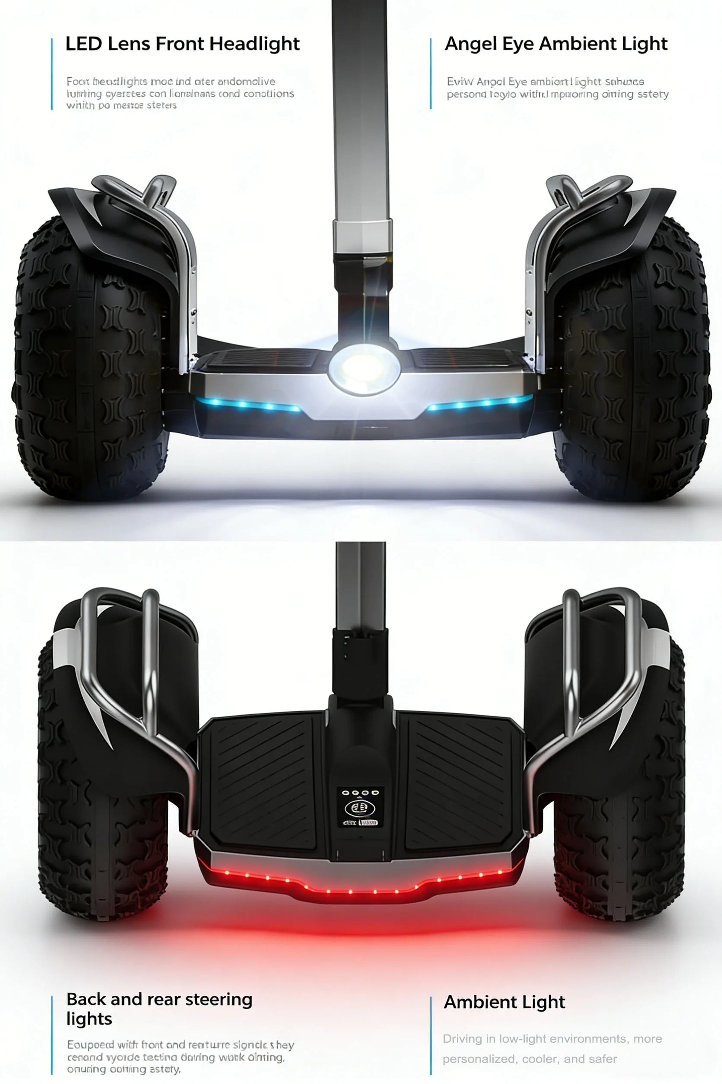 Readygo 1500W Dual Motor Self Balancing Offroad Hoverboard