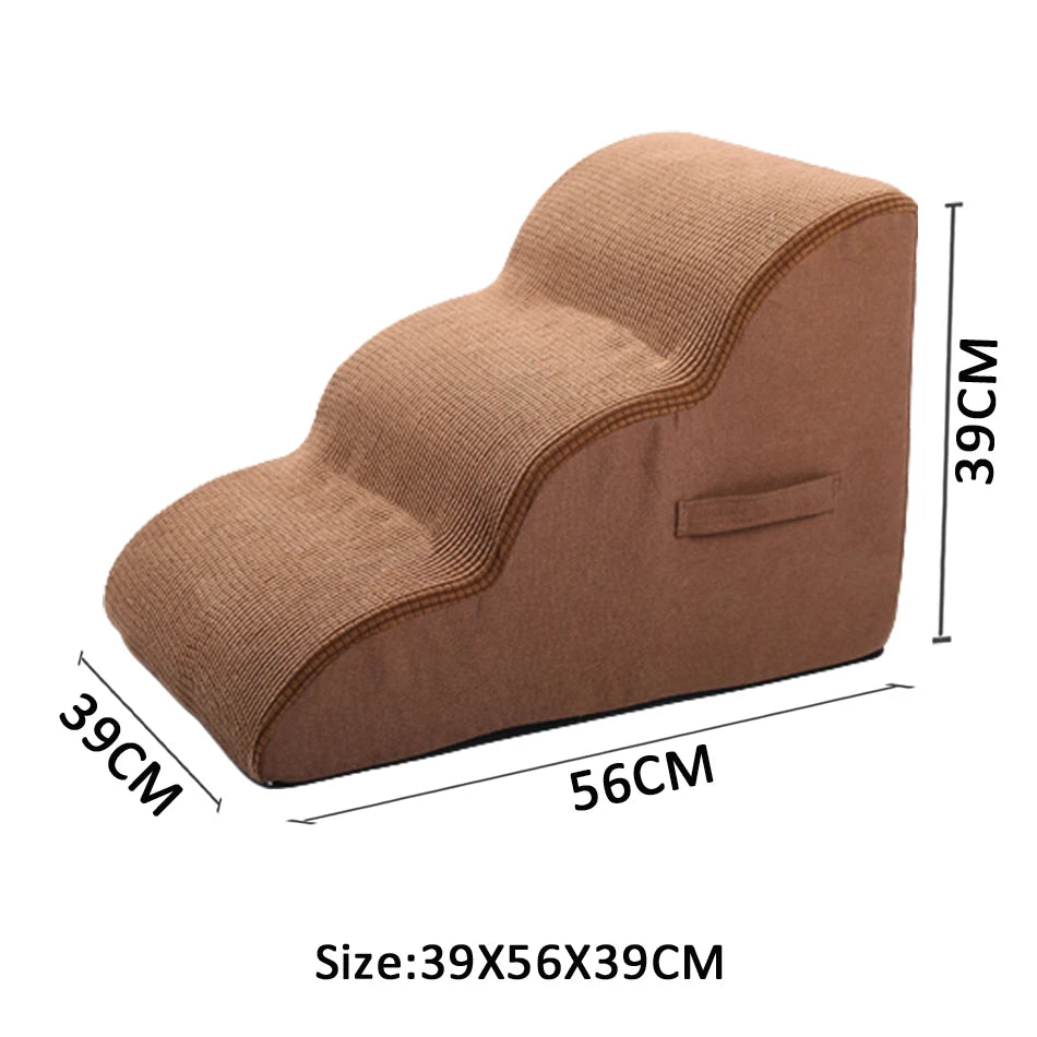 Three Step Pet Ramp for Cats and Dogs Comfort Everyday