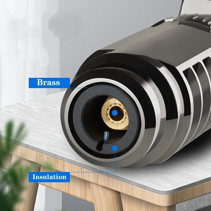 TopFlames 1800 Degree High Temp Butane Torch Lighter Windproof Tool