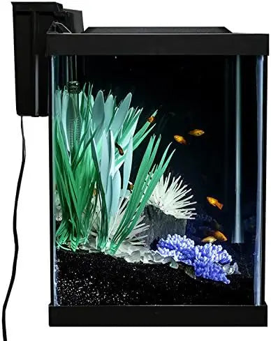 Aquarium Kit With LED Lighting And Decor Fish Tank Setup