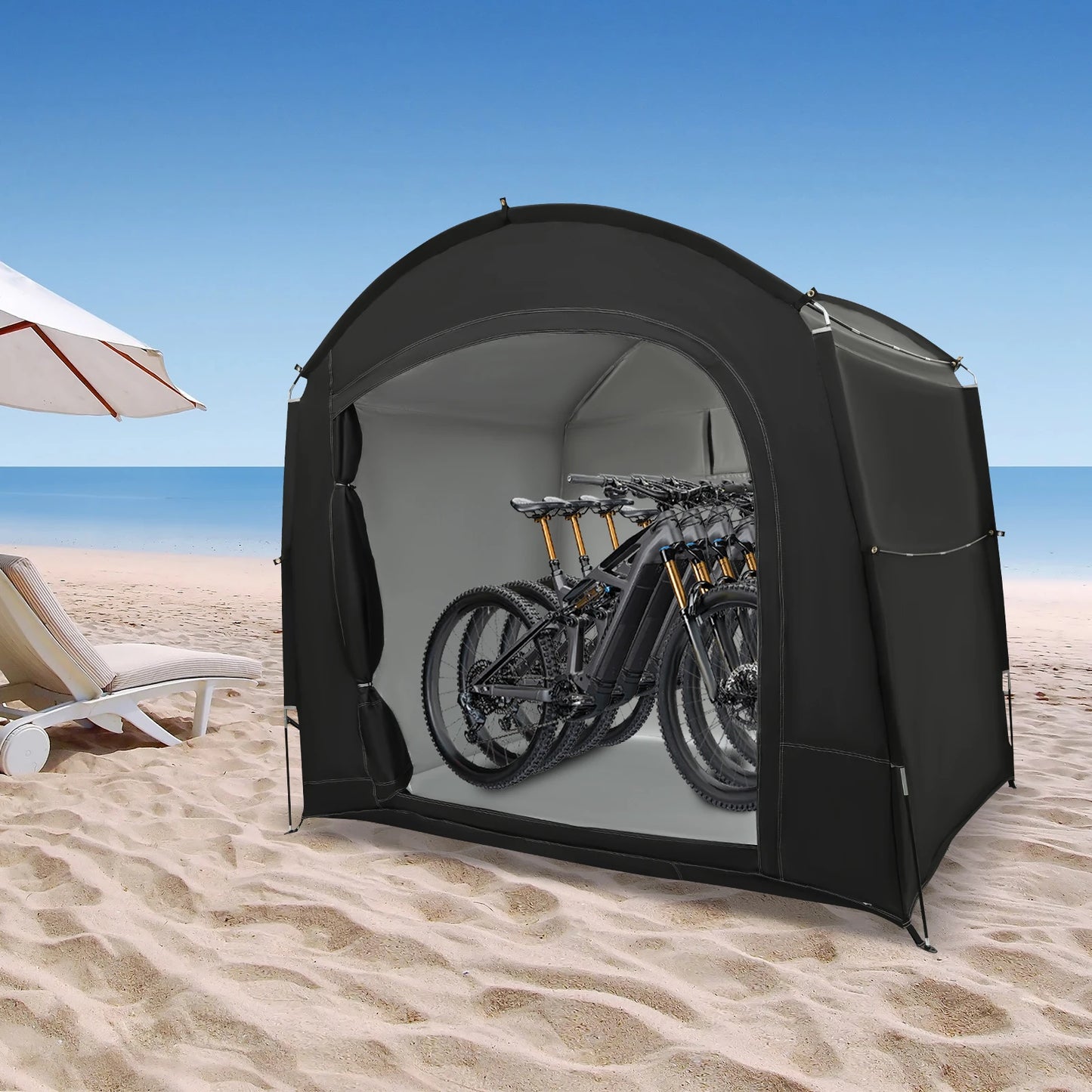 Portable Bike Storage Shed Waterproof Bicycle Shelter