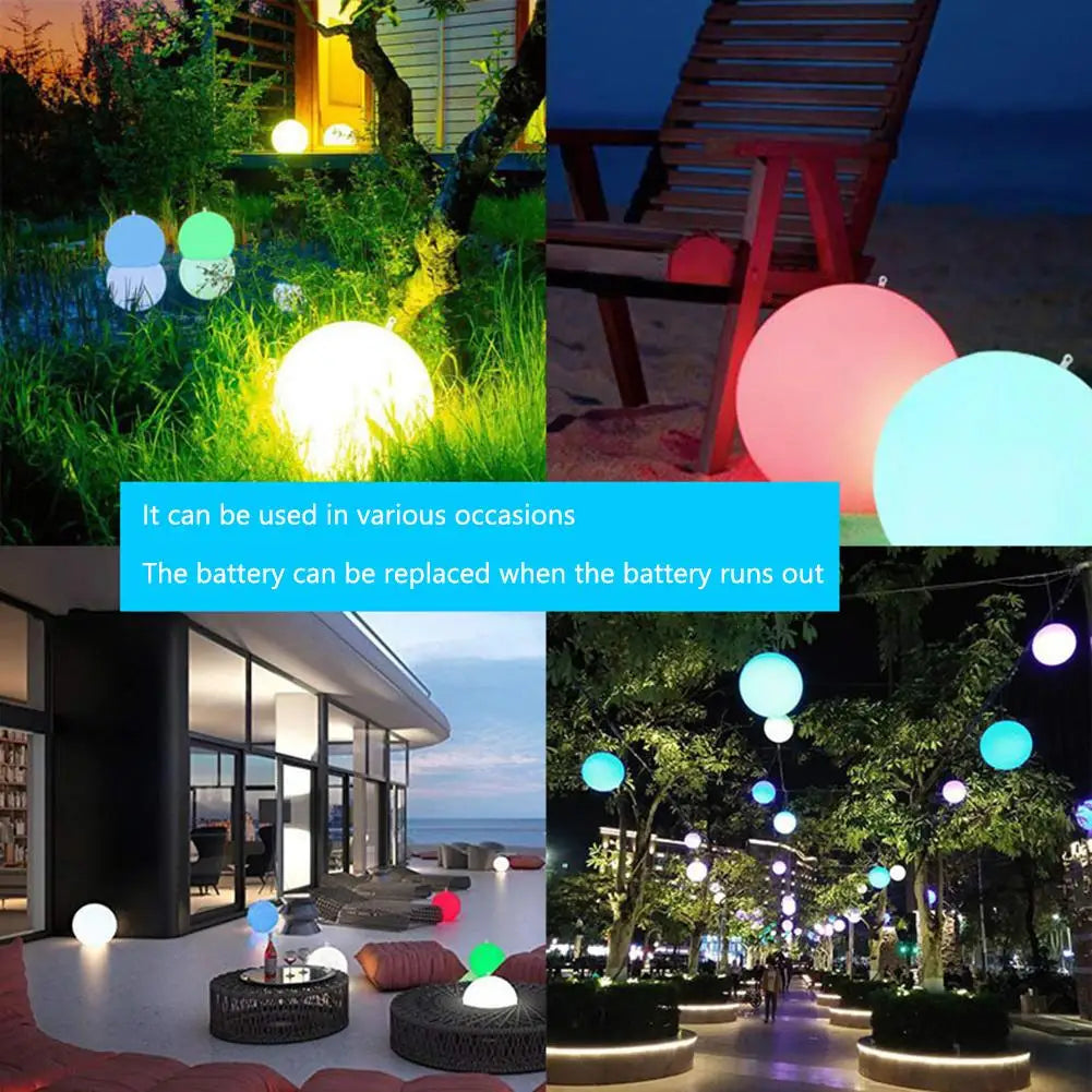 LED Glow Beach Ball For Pool Play